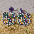 Mardi Gras Earrings