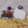Mardi Gras Earrings