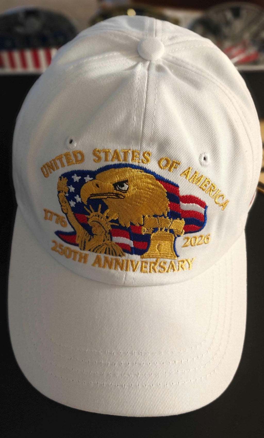 United States of America 250th Anniversary - Cap White