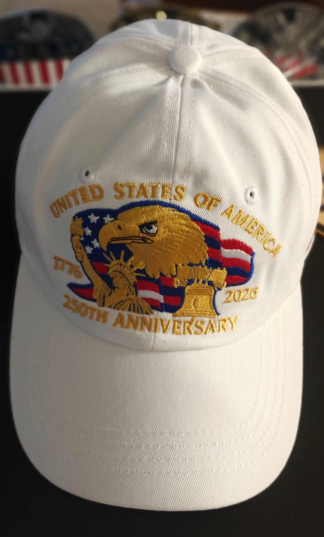 United States of America 250th Anniversary - Cap White