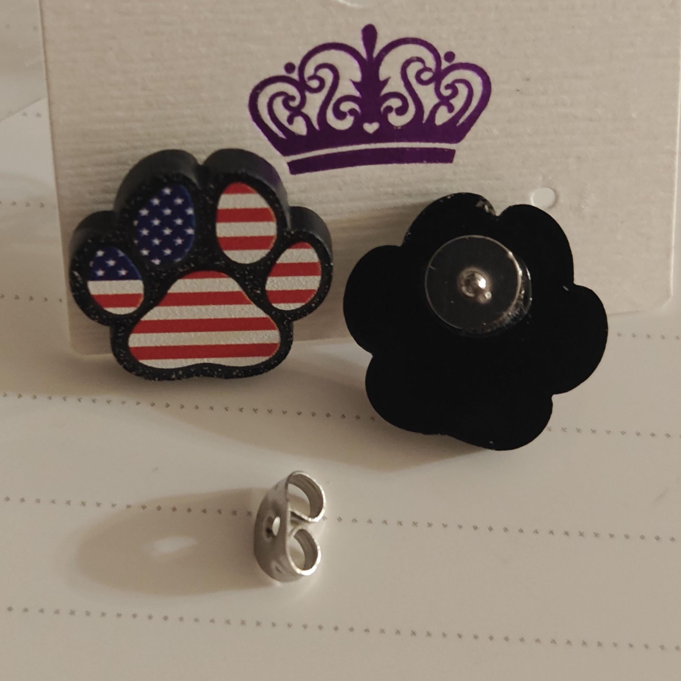 USA 4th July Stud Earrings