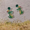 Mardi Gras Earrings