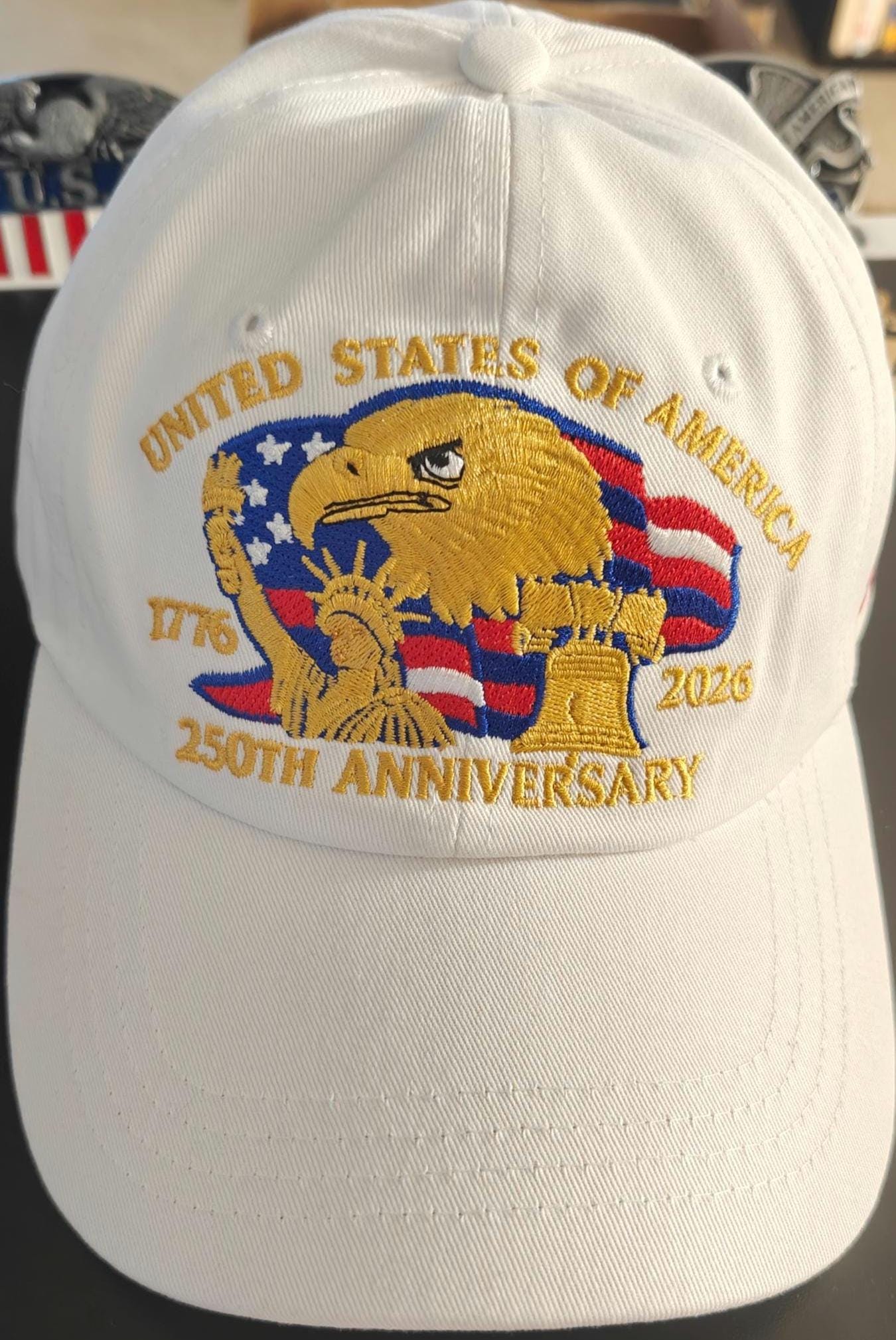 United States of America 250th Anniversary - Cap White