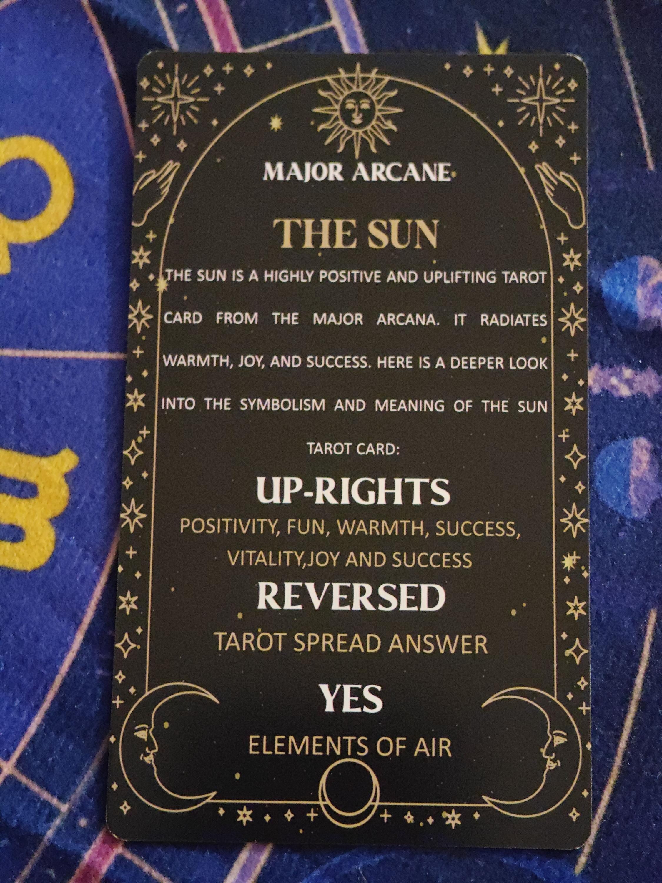 Tarot Meaning Card
