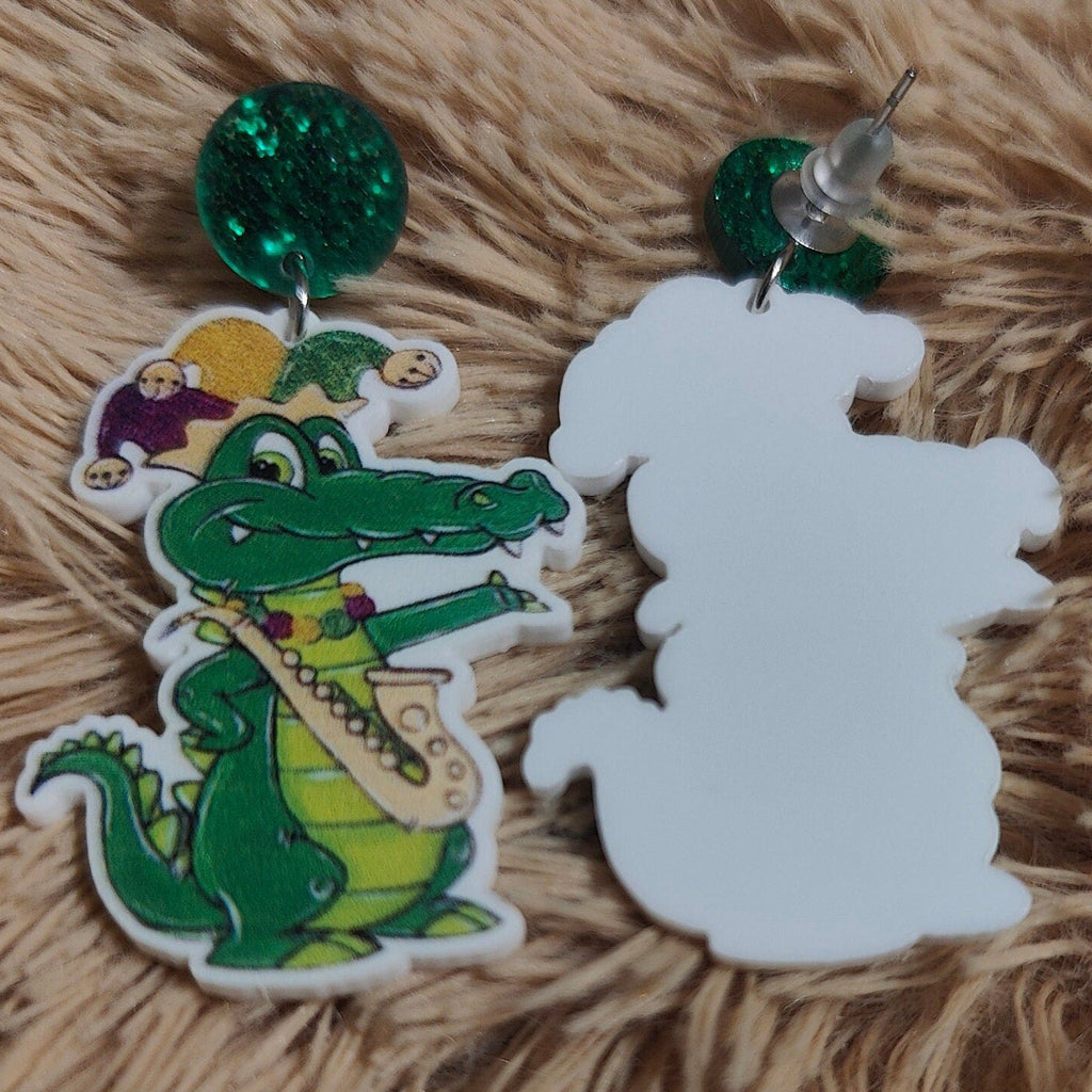 Mardi Gras Earrings