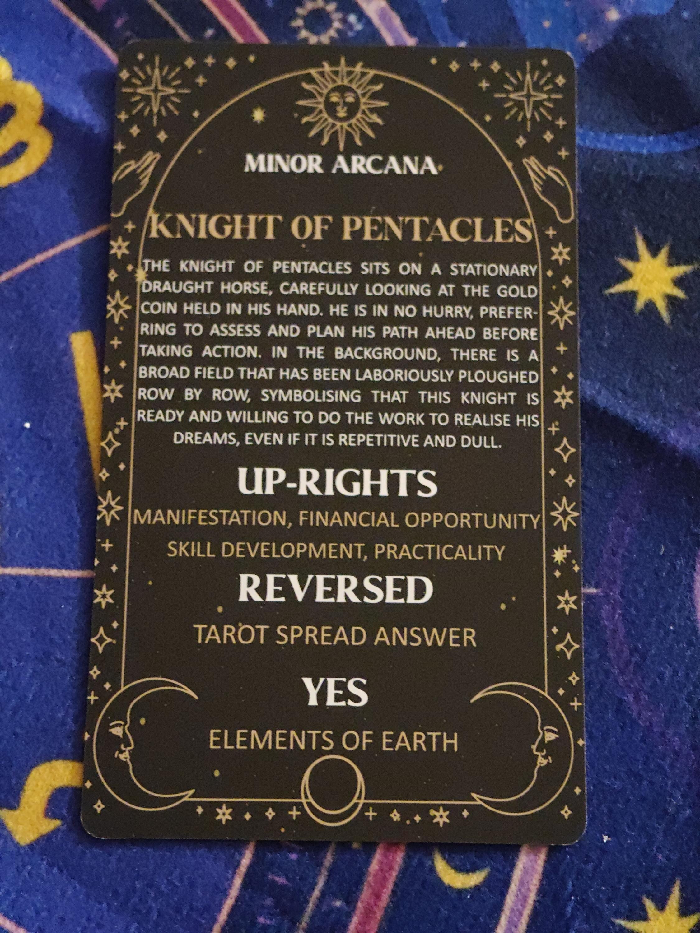 Tarot Meaning Card