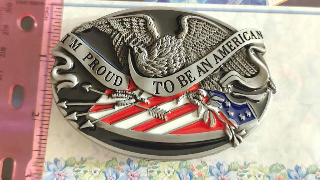 USA Belt Buckle
